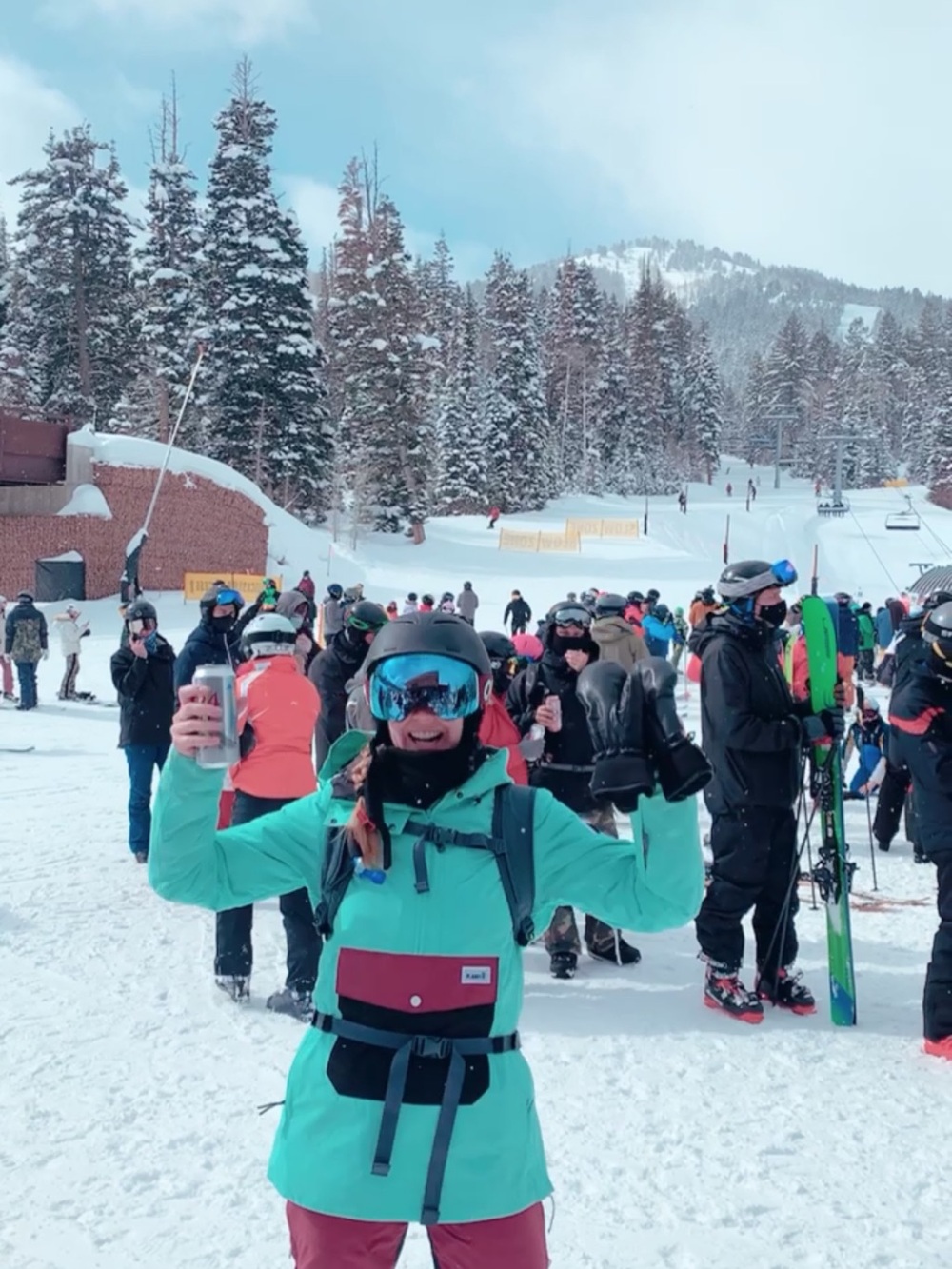 Anorak Ski Jacket and Bib Ski Pant Set